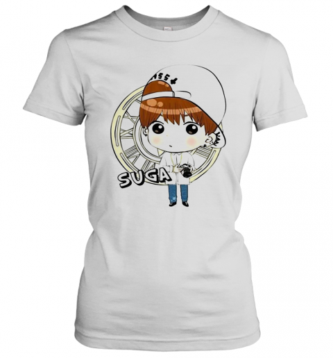 Bts Bangtan Boy Same Cartoon Suga T-Shirt Classic Women's T-shirt