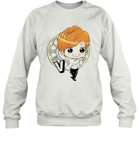 Bts Bangtan Boy Same Cartoon V Rap Monster T-Shirt Unisex Sweatshirt