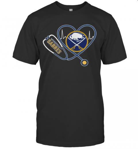 Buffalo Sabres Nurse Heart T-Shirt