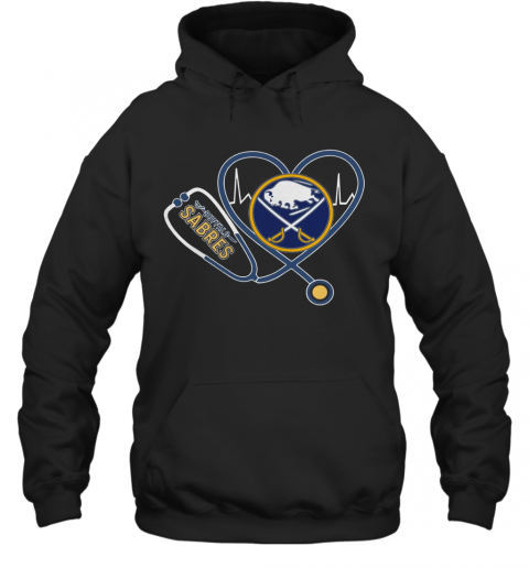 Buffalo Sabres Nurse Heart T-Shirt Unisex Hoodie