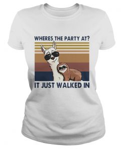 Camels And Sloths Wheres The Party At It Just Walked In Vintage  Classic Ladies