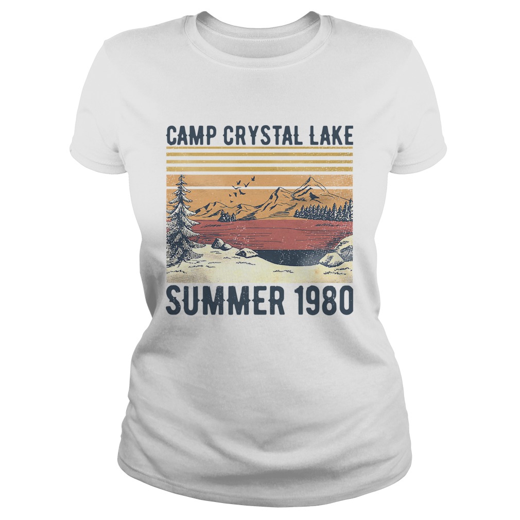 Camp Crystal Lake Summer 1980 Vintage  Classic Ladies
