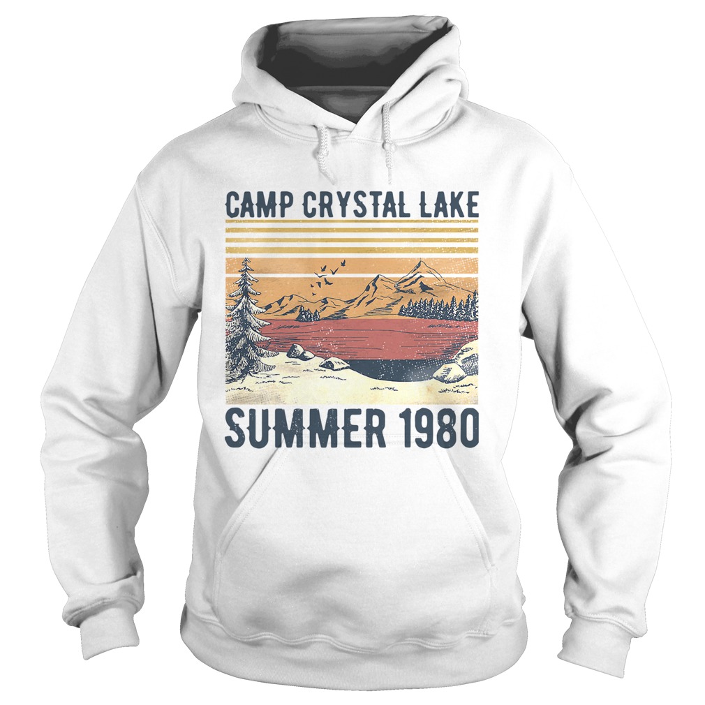 Camp Crystal Lake Summer 1980 Vintage  Hoodie