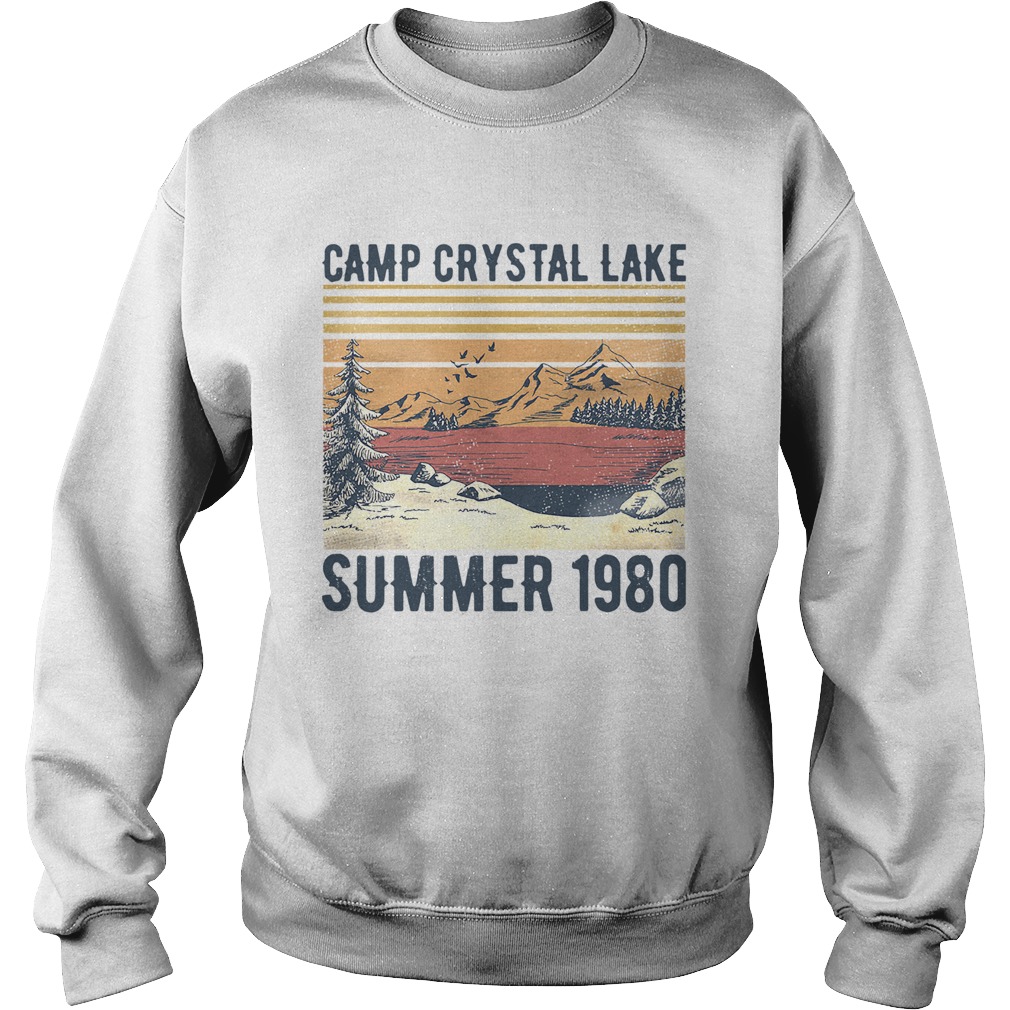 Camp Crystal Lake Summer 1980 Vintage  Sweatshirt