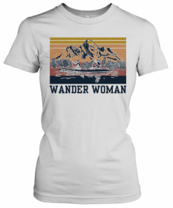 Canoeing Wander Woman Vintage T-Shirt Classic Women's T-shirt