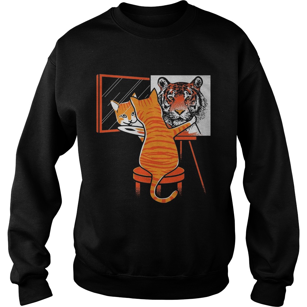 Cat Self Portrait  Sweatshirt