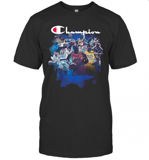 Champion All Legends Players Nba Signatures T-Shirt