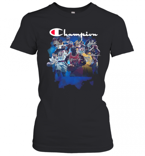 Champion All Legends Players Nba Signatures T-Shirt Classic Women's T-shirt