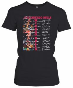 Chicago Bulls Team Basketball Players Signatures T-Shirt Classic Women's T-shirt