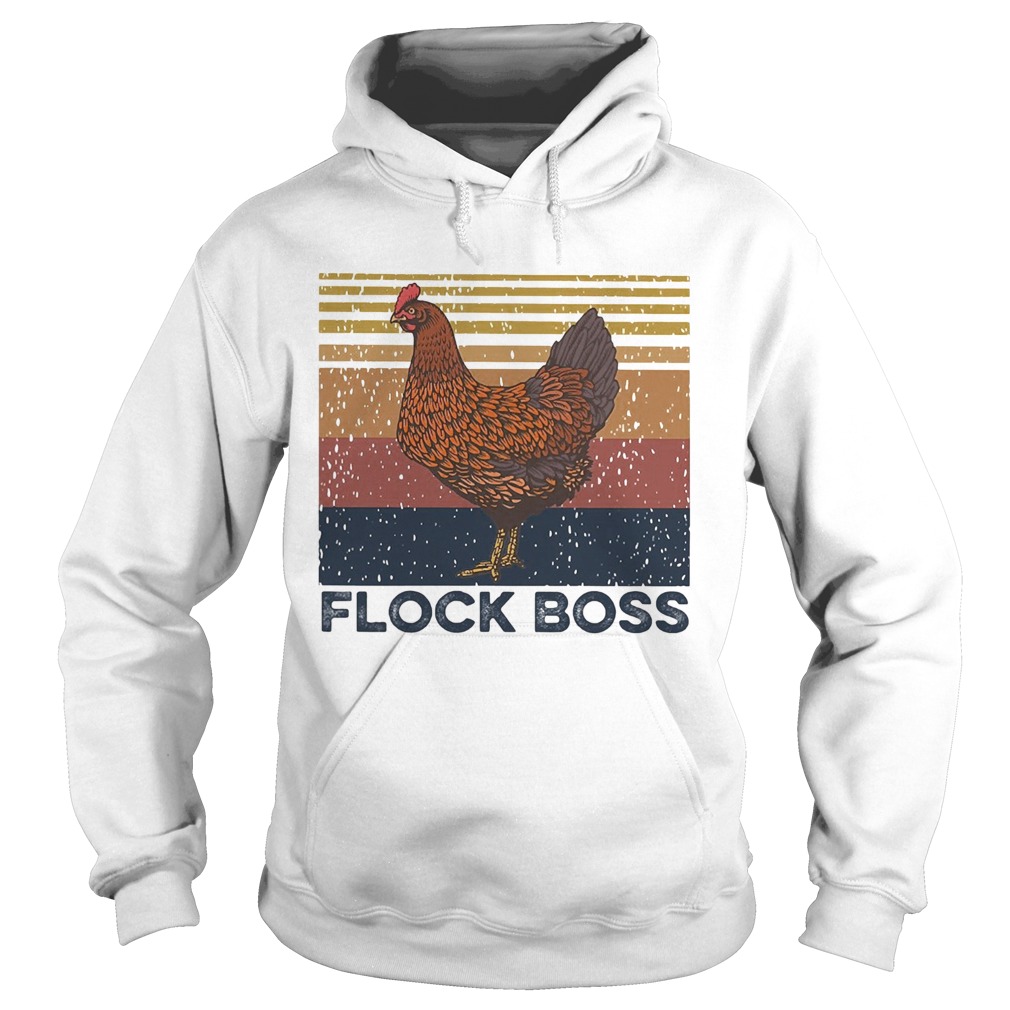 Chicken flock boss vintage  Hoodie