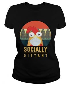 Chicken mask socially distant covid19 vintage  Classic Ladies