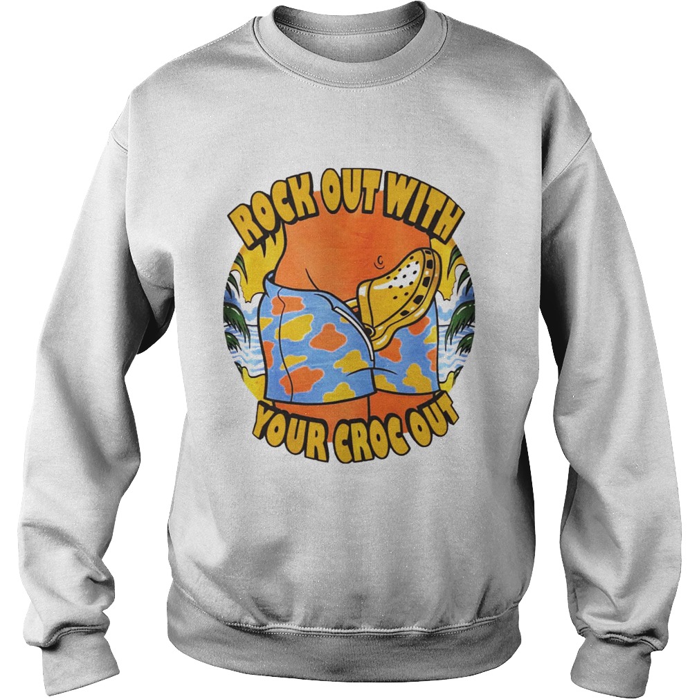 Crocs Rock Out With Your Croc Out Sweatshirt