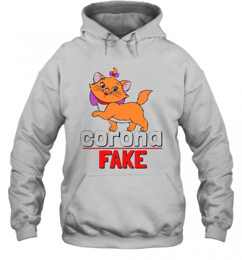 Cute Cat Kitty Corona Fake T-Shirt Unisex Hoodie