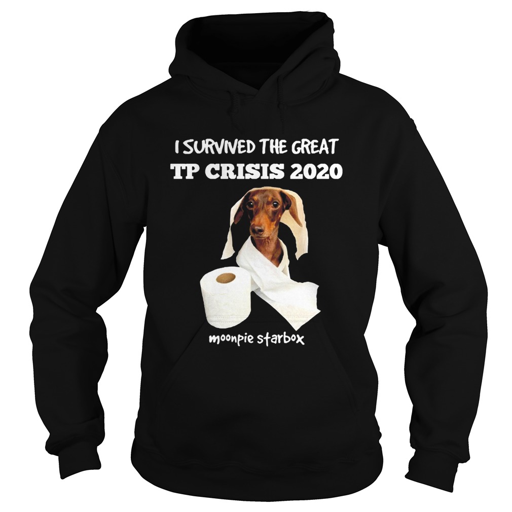 Dachshund I Survived The Great Tp Crisis 2020 Toilet Paper Monpie Starbox  Hoodie