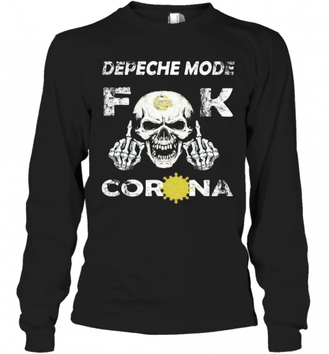 Depeche Mode Skull Fuck Coronavirus T-Shirt Long Sleeved T-shirt 