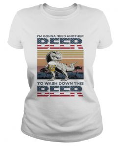 Dinosaur Im Gonna Need Another Beer To Wash Down This Beer Vintage  Classic Ladies