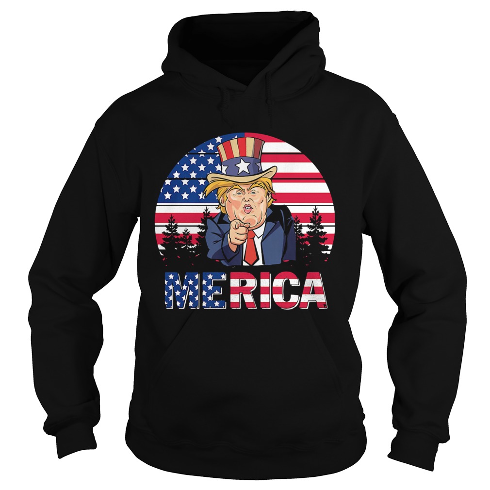 Dolnald Trump American flag veteran Independence Day vintage  Hoodie