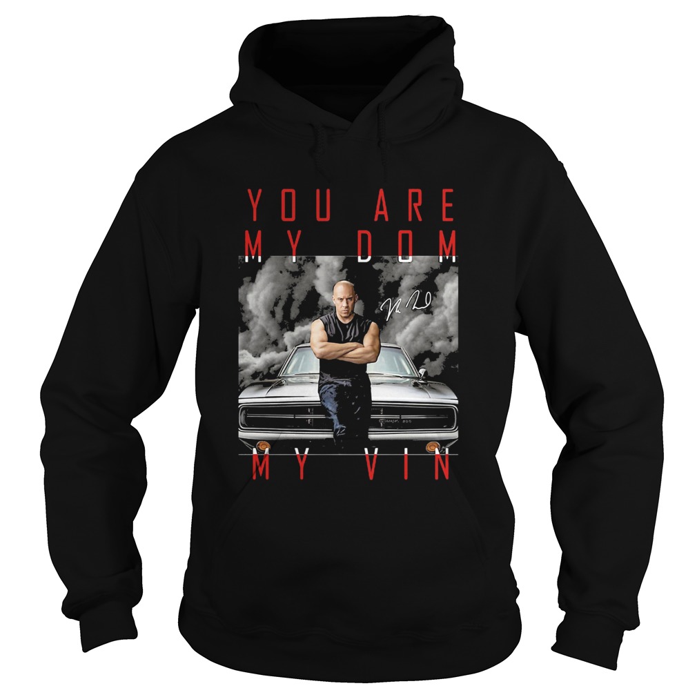 Dominic toretto you are my dom my vin car signature Hoodie