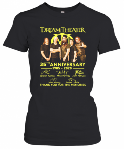 Dream Theater Progressive Metal Band 35Th Anniversary 1985 2020 Member Signature T-Shirt Classic Women's T-shirt