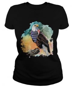 Eagle American flag veteran Independence Day  Classic Ladies