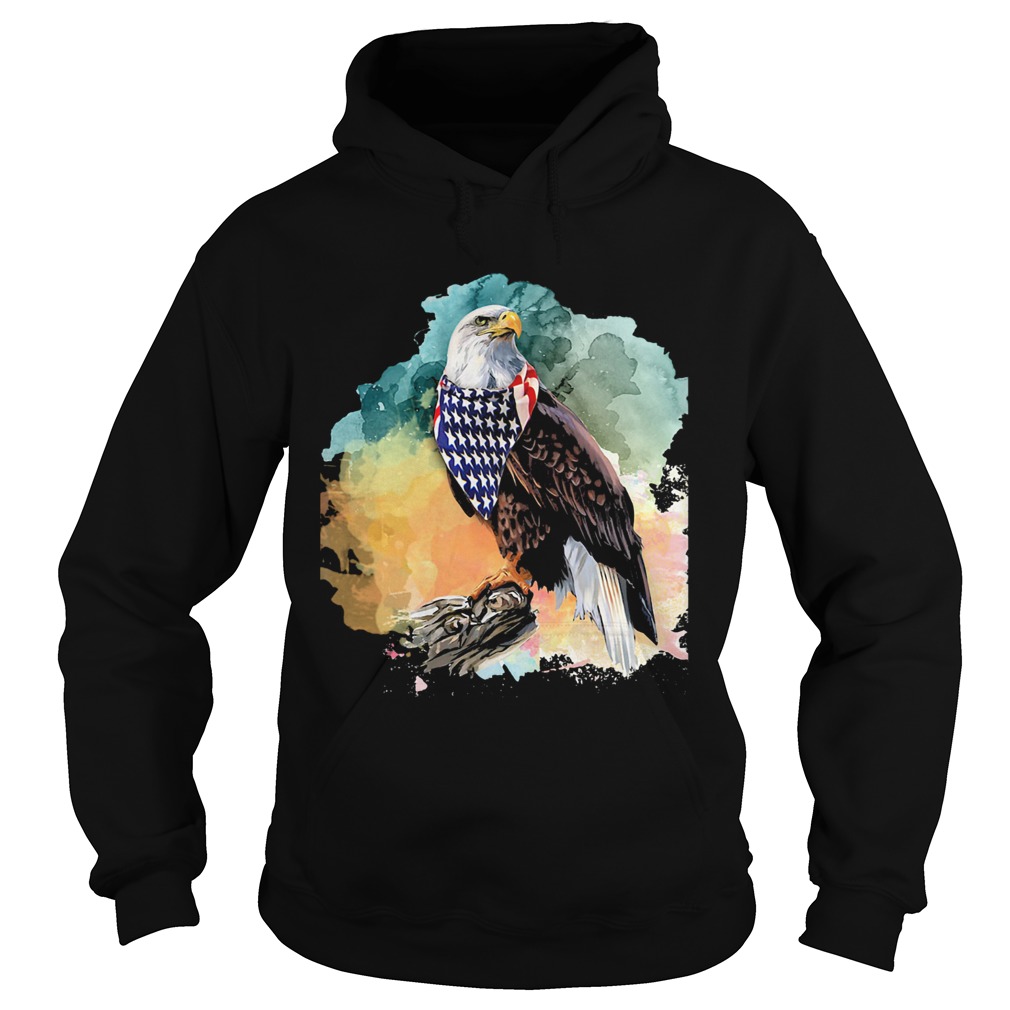 Eagle American flag veteran Independence Day  Hoodie