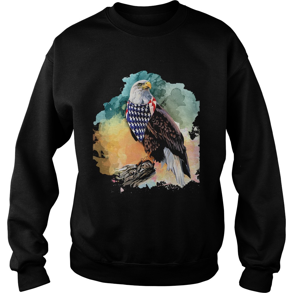 Eagle American flag veteran Independence Day  Sweatshirt