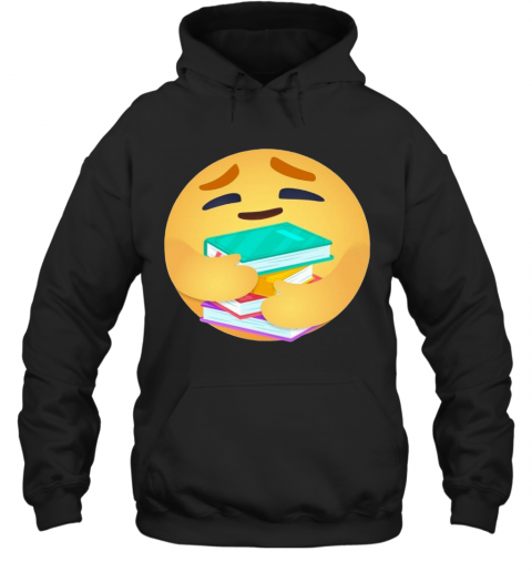 Facebook Care Emoji Hugging Books T-Shirt Unisex Hoodie