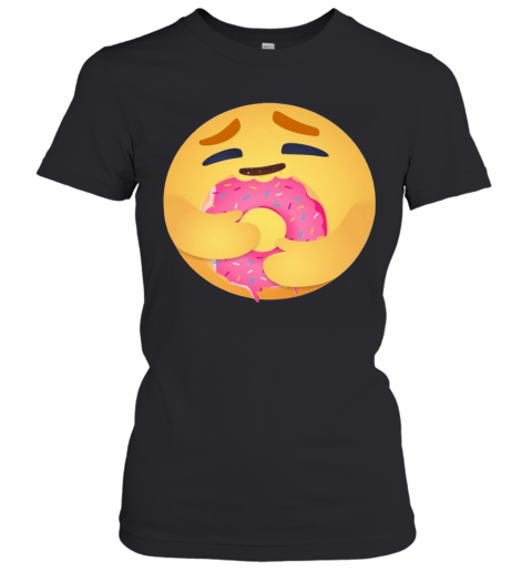 Facebook Care Emoji Hugging Donut T-Shirt Classic Women's T-shirt
