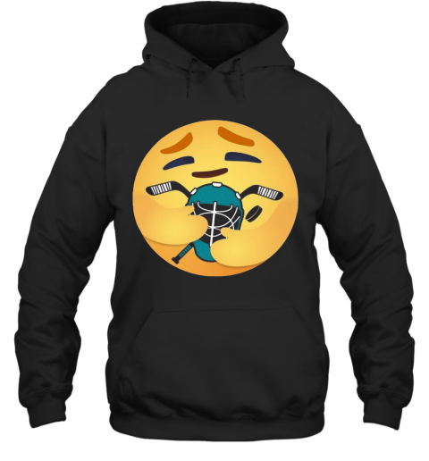 Facebook Care Emoji Hugging Hockey T-Shirt Unisex Hoodie
