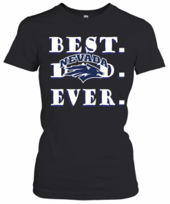 Father's Day Best Dad Nevada Wolf Pack Ever T-Shirt Classic Women's T-shirt