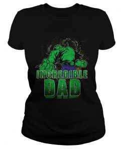 Fathers Day Incredible Dad Hero  Classic Ladies