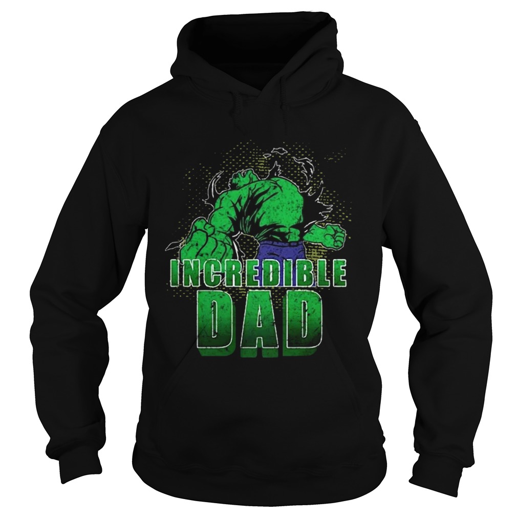 Fathers Day Incredible Dad Hero Hoodie