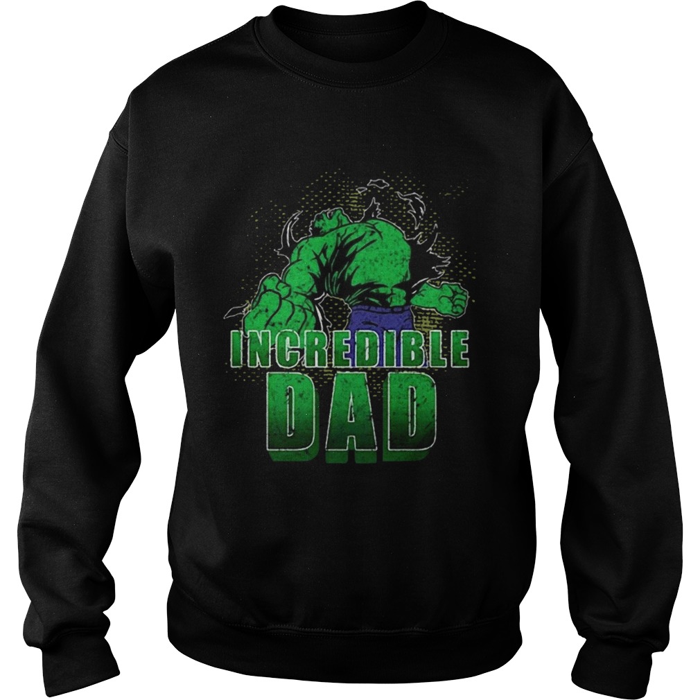 Fathers Day Incredible Dad Hero Sweatshirt