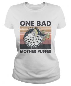 Fish one bad mother puffer vintage  Classic Ladies
