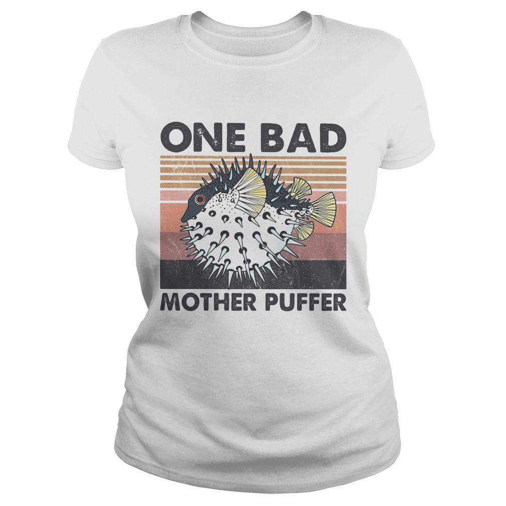 Fish one bad mother puffer vintage  Classic Ladies