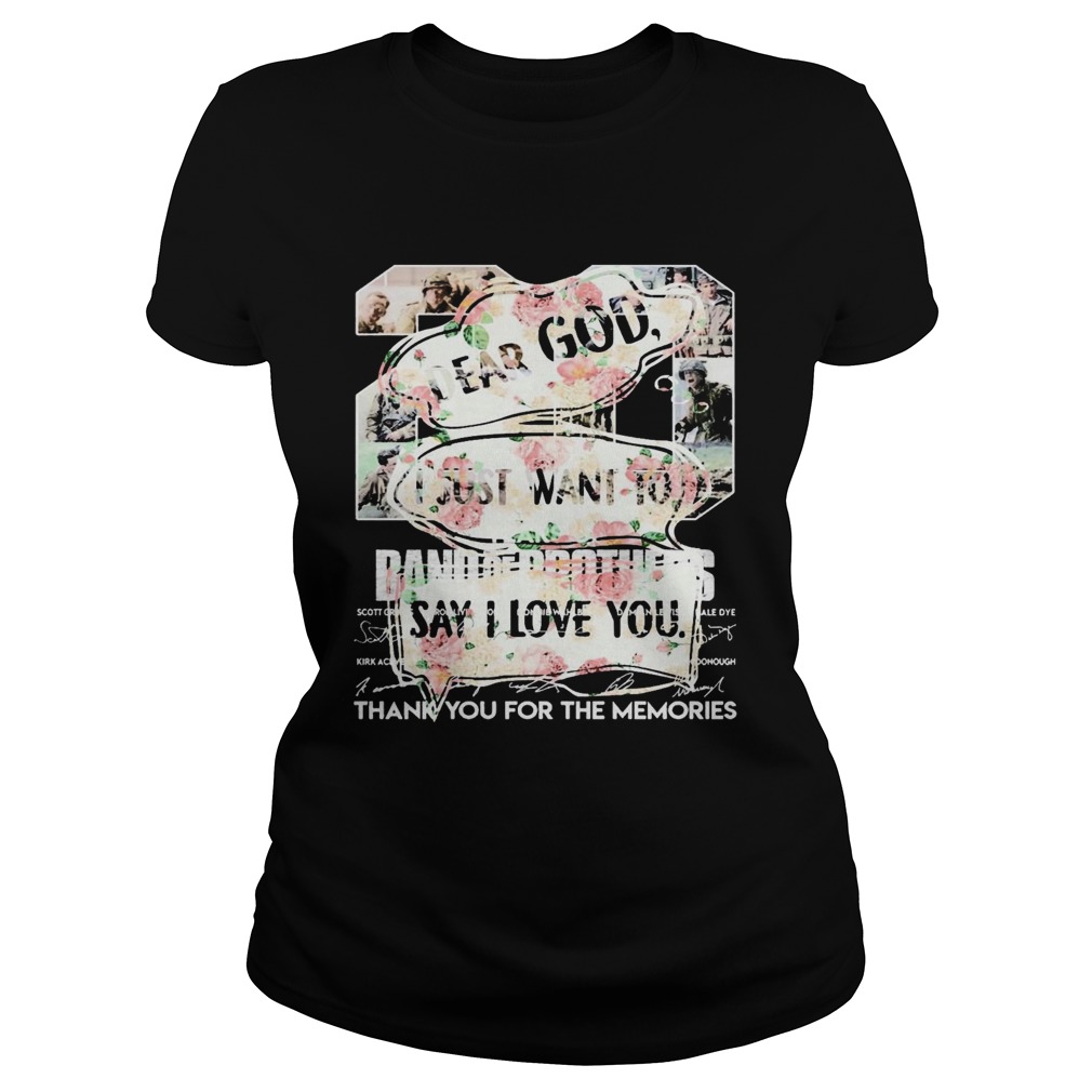 Floral Dear God I Just Want To Say I Love You  Classic Ladies