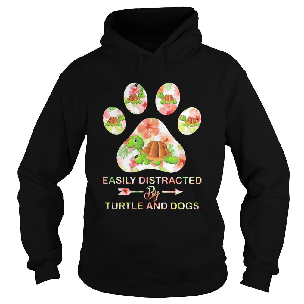 Flower easily distracted by sloths and dogs paw Hoodie