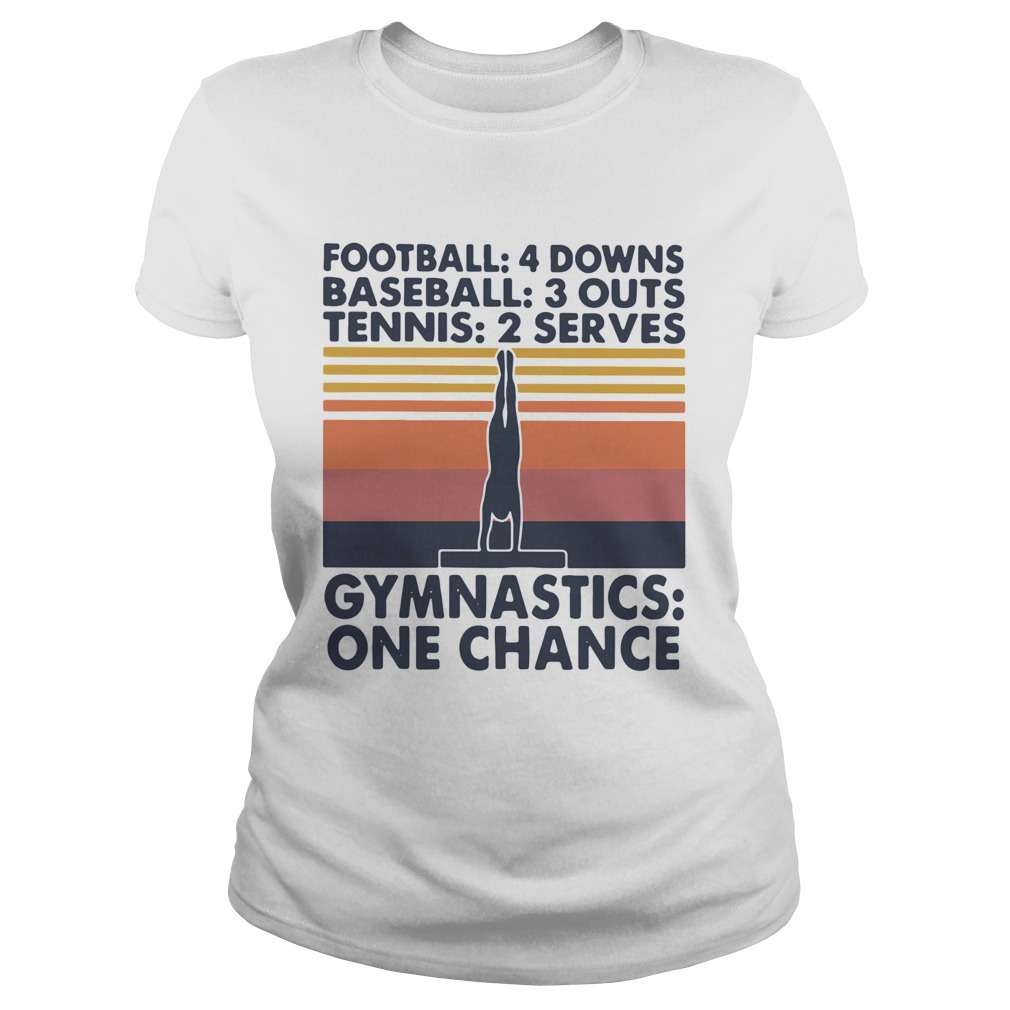 Football Baseball Tennis Gymnastics One Change Vintage  Classic Ladies