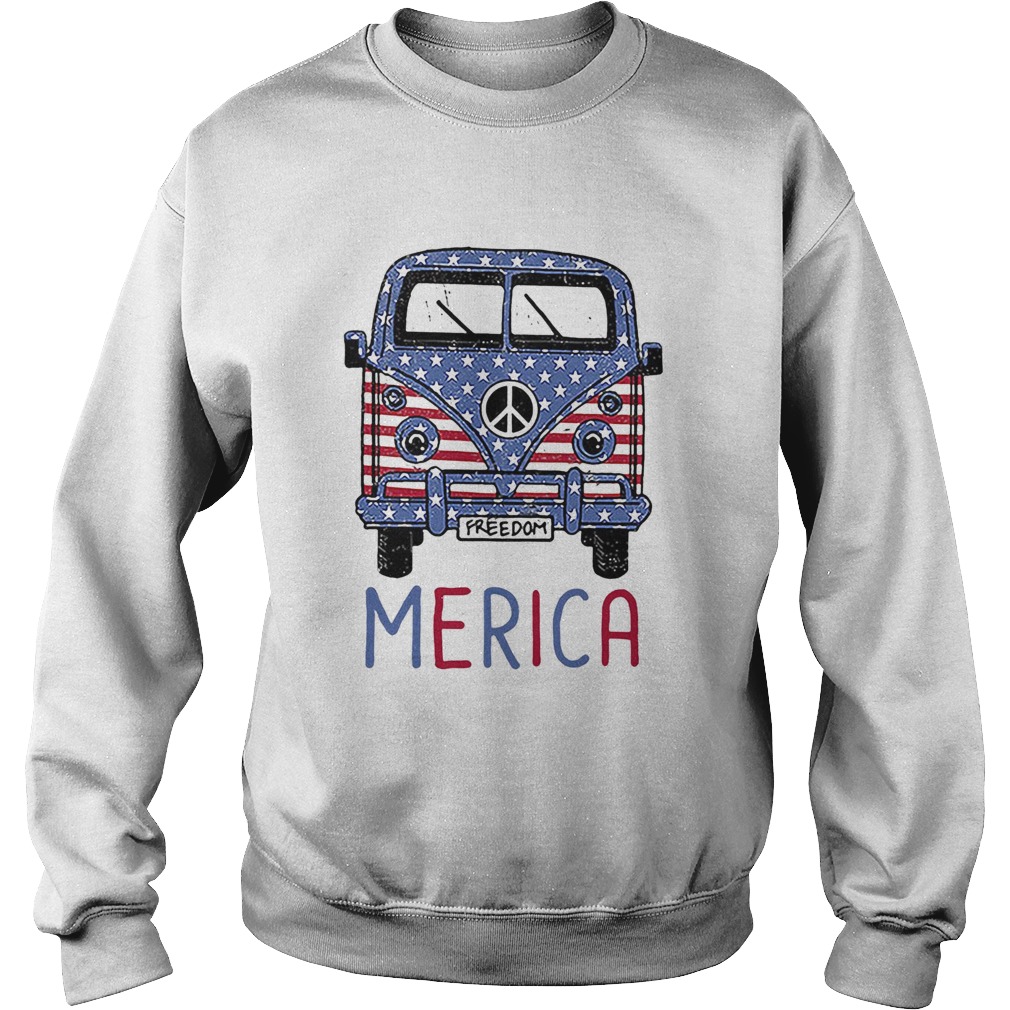 Freedom Merica American flag veteran Independence Day  Sweatshirt