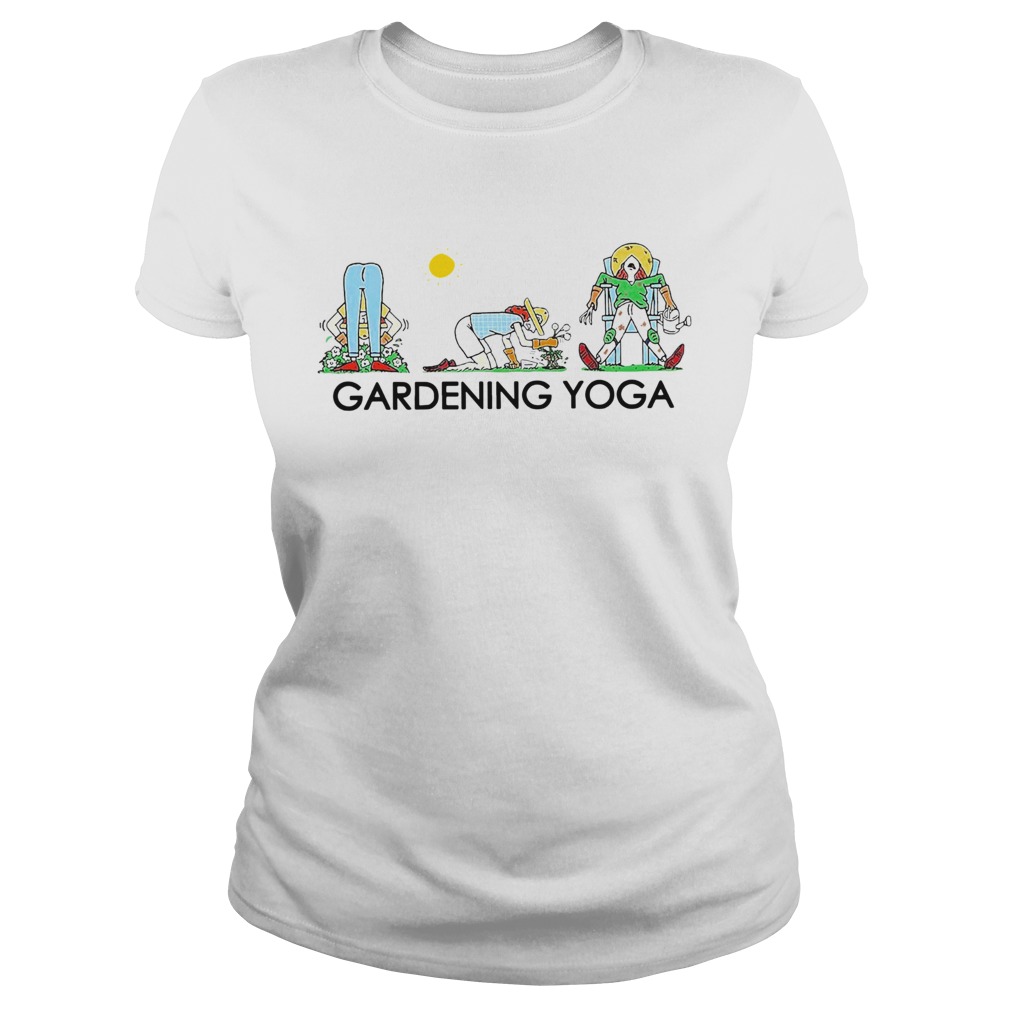 Funny Gardening Yoga  Classic Ladies