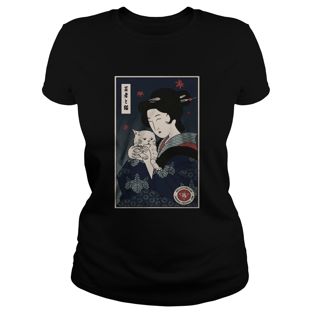 Geisha Hug Cat  Classic Ladies