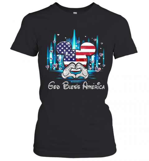 God Bless America Independence Day T-Shirt Classic Women's T-shirt