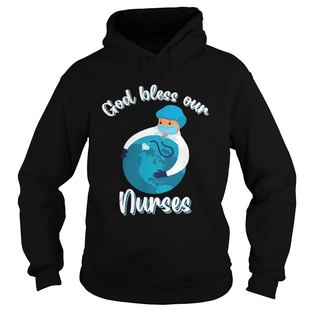 God bless our nurse mask  Hoodie