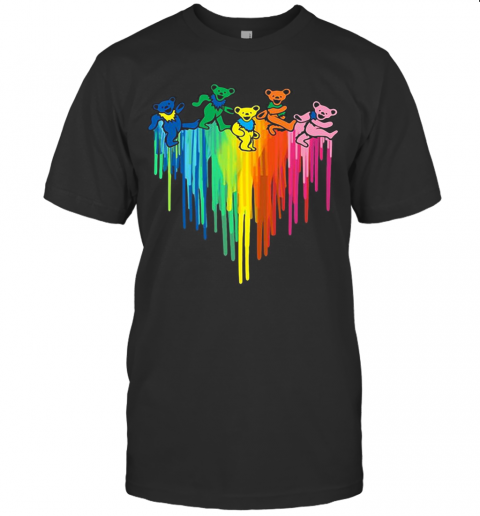 Grateful Dead Bear Paint T-Shirt