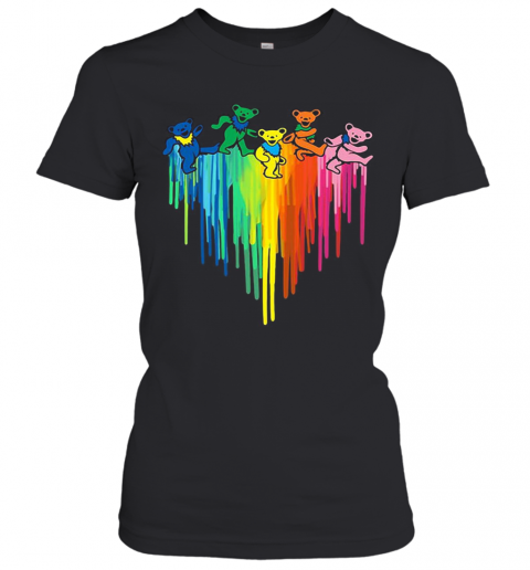 Grateful Dead Bear Paint T-Shirt Classic Women's T-shirt
