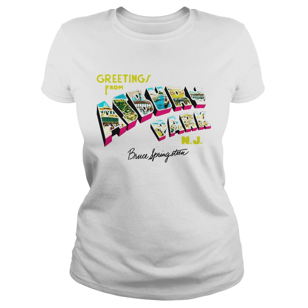 Greetings From Asbury Park NJ Bruce Springsteen Classic Ladies