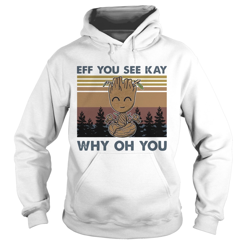 Groot Eff You See Kay Why Oh You Vintage  Hoodie