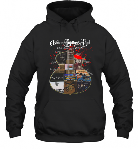 Guitar Allman Brothers Band 50Th Anniversary Collection Signature T-Shirt Unisex Hoodie