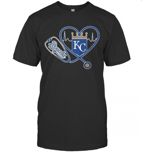 Heartbeat Nurse Love Kansas City Royals shirt T-Shirt