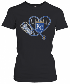 Heartbeat Nurse Love Kansas City Royals  T-Shirt Classic Women's T-shirt